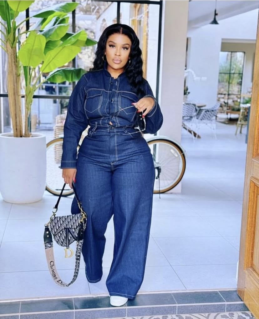 Bold Stitch Denim Ensemble